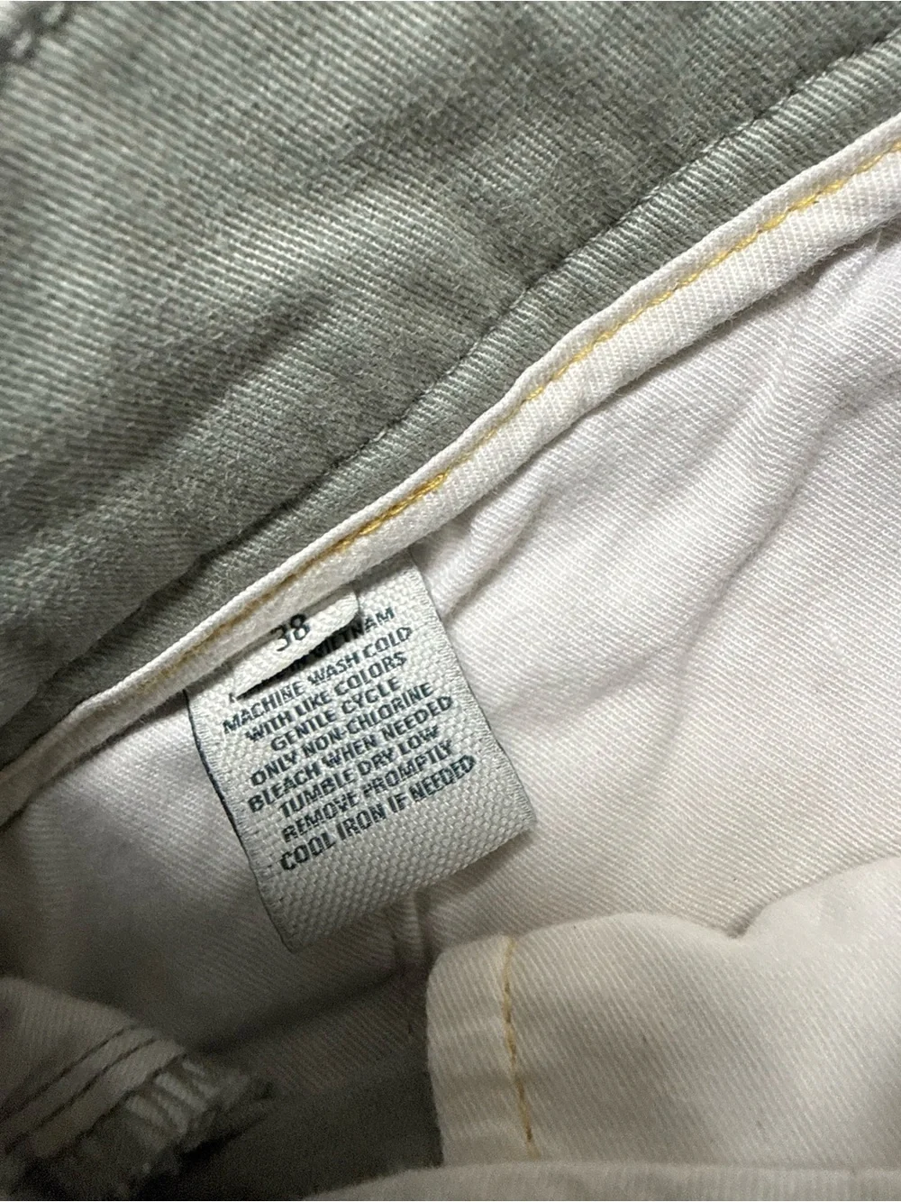 Duck Head Mens 38 Gold School Chino Shorts Olive Shadow Green 6 Inseam